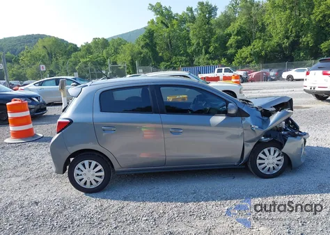 2021 Mitsubishi Mirage Carbonite Edition/Es/Le z USA, uszkodzony, nr VIN ML32AUHJ8MH011431